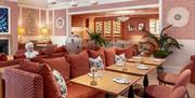 Interior of the Montagu's Mews restaurant at the Royal Crescent Hotel & Spa in Bath