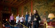 Group looking round longleat house