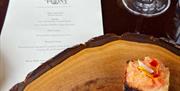 Tasters and menu