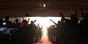 people at concert