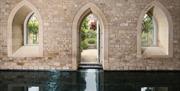 Interior of the swimming pool inside the spa at the Royal Crescent Hotel & Spa