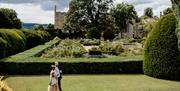 Sudeley Castle & Gardens - couple walking through gardens