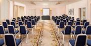 Assembly style conference room