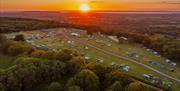Mendip Basecamp at sunset