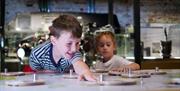 Children playing at Aerospace Bristol