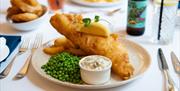 Fish and Chips at Berwick Lodge