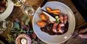 The Christmas main course at Boho Marche