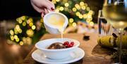 The Christmas dessert course at Boho Marche