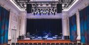 Inside empty auditorium