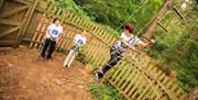 Go Ape Team Building climbing
