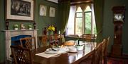 Chaplain's House at Tyntesfield dining room