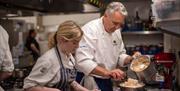 Chefs cooking