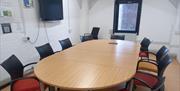 Interior of one of the meeting rooms at the Create Centre in Bristol.
