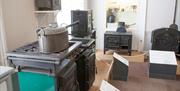 A kitchen set up in Blaise Castle