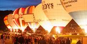 Night Glow at Bristol International Ballon Fiesta - credit Paul Box
