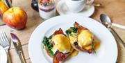 Eggs Benedict at Brooks Guesthouse Bristol