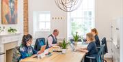 Square works, work space