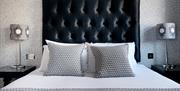 A classic bedroom bed at The Francis Hotel Bath