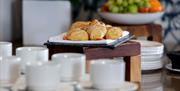Croissants on a plate at The Francis Hotel Bath