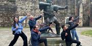 group of people posing