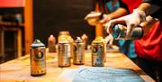 Graft graffiti spray art workshop