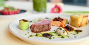 Summer party menu course