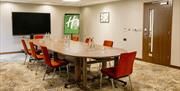 Conference suite set up boardroom style