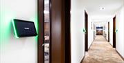 Tablets displaying/securing meeting rooms