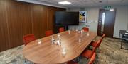 Boardroom style seating at Holiday Inn Bristol City Centre