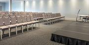 Main meeting room theatre style at the Holiday Inn Bristol Filton.