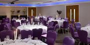 Radisson Blue dining set up.