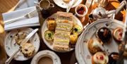 An afternoon tea at Lucknam Park in Colerne, near Bath