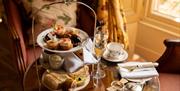 An afternoon tea at Lucknam Park in Colerne, near Bath