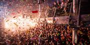 Clubbers inside Lakota