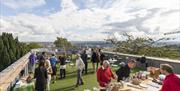 Clifton Observatory Event on rooftop

