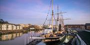 SS Great Britain exterior harbour shot