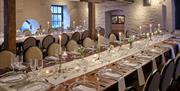 Long table at event in Hotel Du Vin & Bistro
