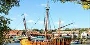 Matthew in Bristol harbour