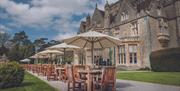 The terrace at De Vere Tortworth Court