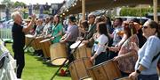 Group of people drumming