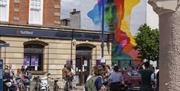 Upfest mural on North Street in Bristol