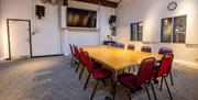 Watershed conference room set up in boardroom