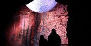 Moon at Wookey Hole Caves - Bristol Caves