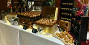 Christmas canapes at the Radisson Blu.