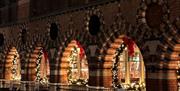 The Granary decorated for Christmas