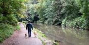 Walking along the river Frome - Oldbury Court and Snuff Mills Bristol

