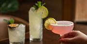 Range of cocktails