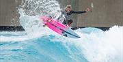 Surfer at The Wave