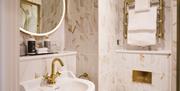 One of the en-suite bathrooms at The Francis Hotel Bath