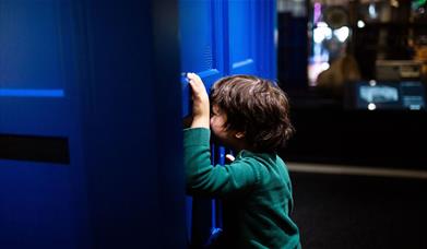 Child exploring